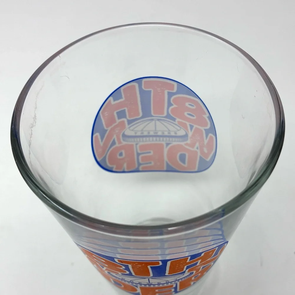 8th Wonder Brewery Astrodome Logo Houston Texas Pint Glass 16oz Souvenir